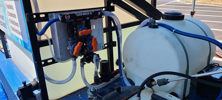 Custom-build pressure washers trailers